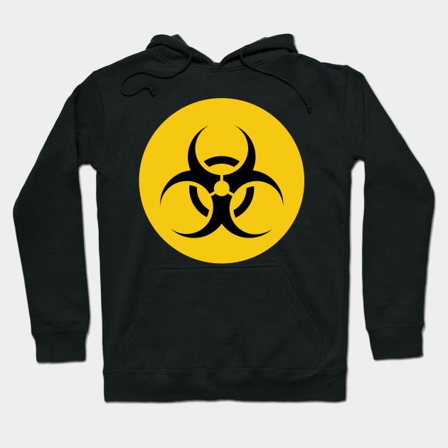 Biohazard Symbol Hoodie by powniels